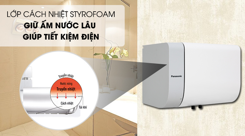 [HCM]MÁY NƯỚC NÓNG GIÁN TIẾP PANASONIC DH-15HAMVW (KHÔNG BƠM TRỢ LỰC)