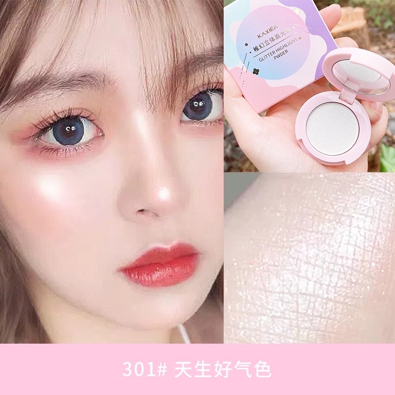 Phấn bắt sáng Kaxier làm sáng da nổi bật trang điểm Nội địa Trung KaXiÊr Búp bê có gương makeup