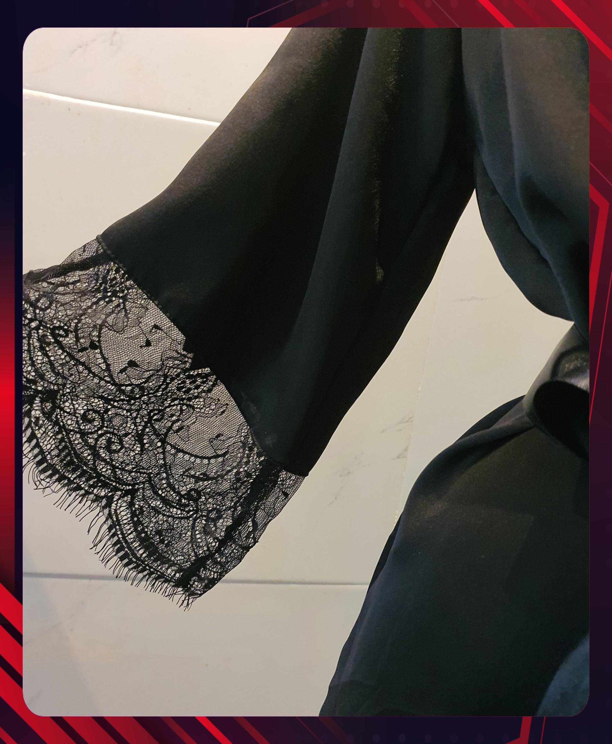 Áo choàng ngủ Lụa Satin Mix ren đẳng cấp S009 (Không kèm nội y)