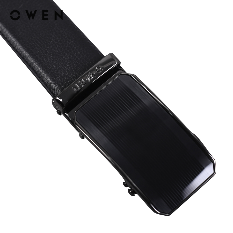 OWEN - Dây lưng  BELT232702 màu Đen chất liệu Da thật