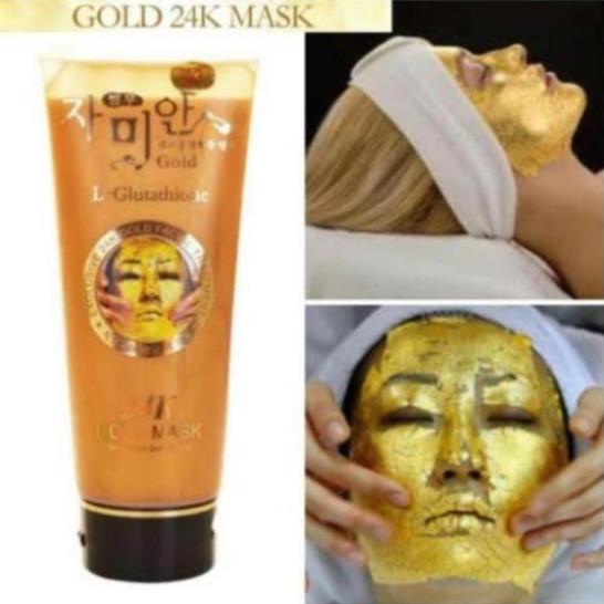Mặt nạ vàng 24k gold mask