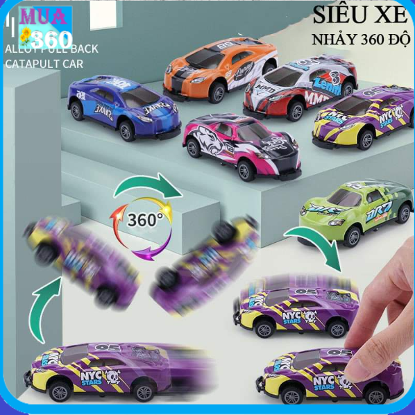 Xe Đua Đồ Chơi Nhào Lộn Nhảy 360 Độ