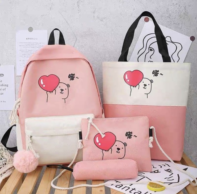 SET BALO 4 món - GẤU TIM