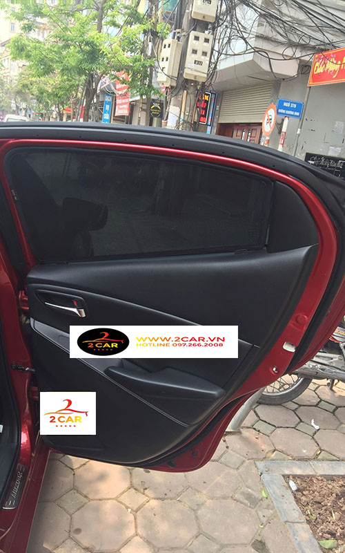 [Rèm Loại 1] Rèm che nắng nam châm xe Mazda 2 sedan