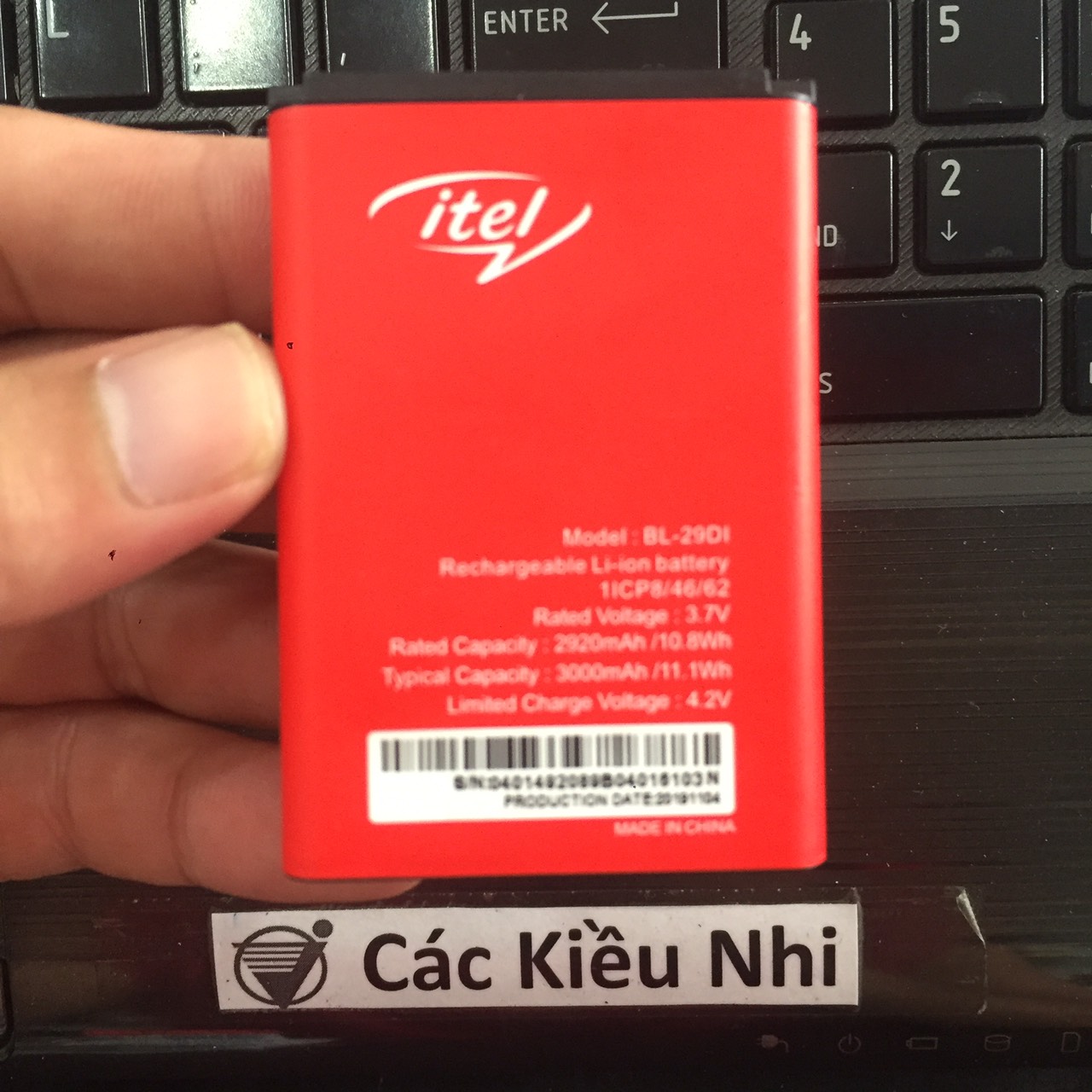 Pin Itel A14 Max | W4003 Pin iTel BL-29DI