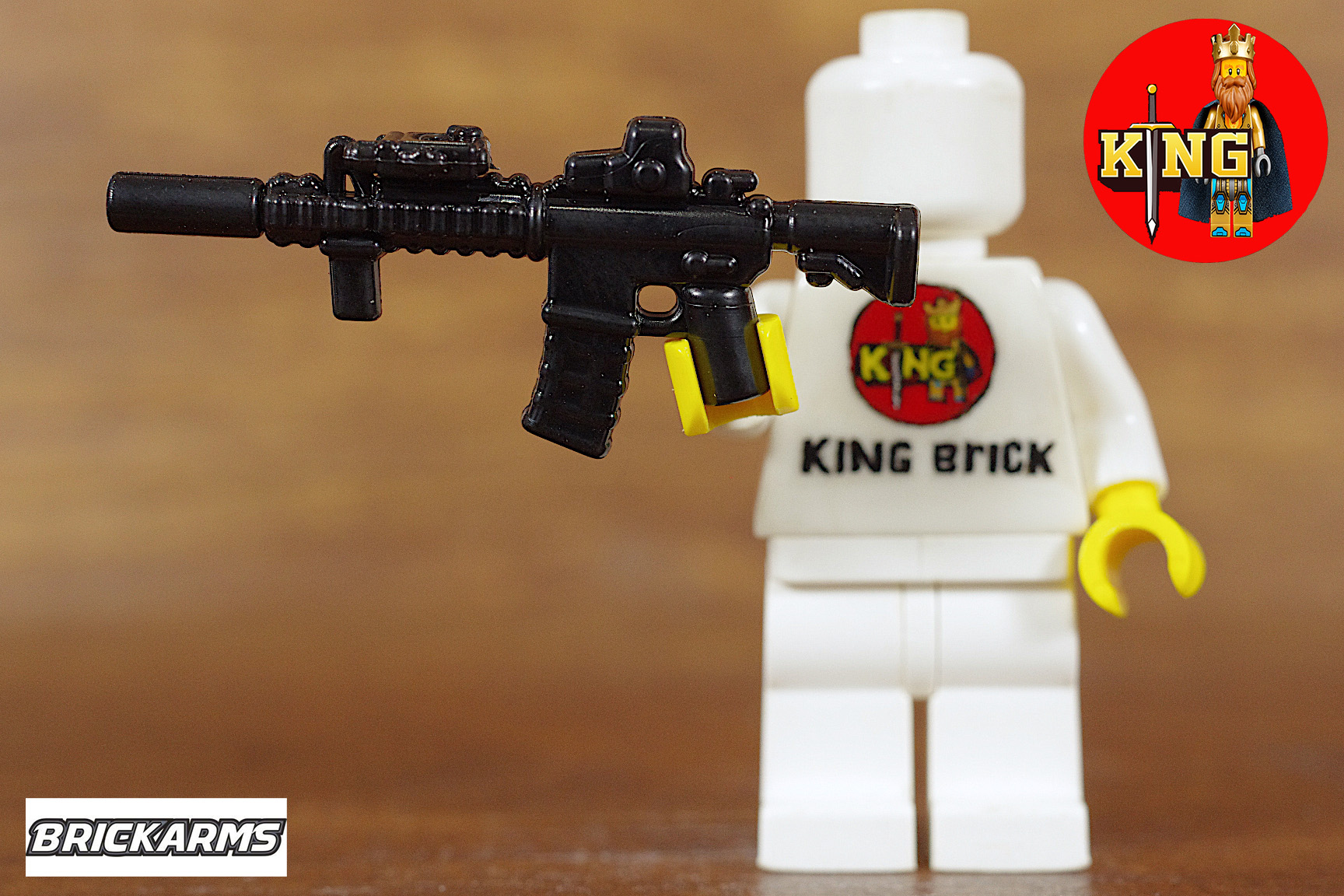 [Ảnh thật] [Chính hãng] BrickArms® M4 Force Recon w/ PEQ Black PEQ