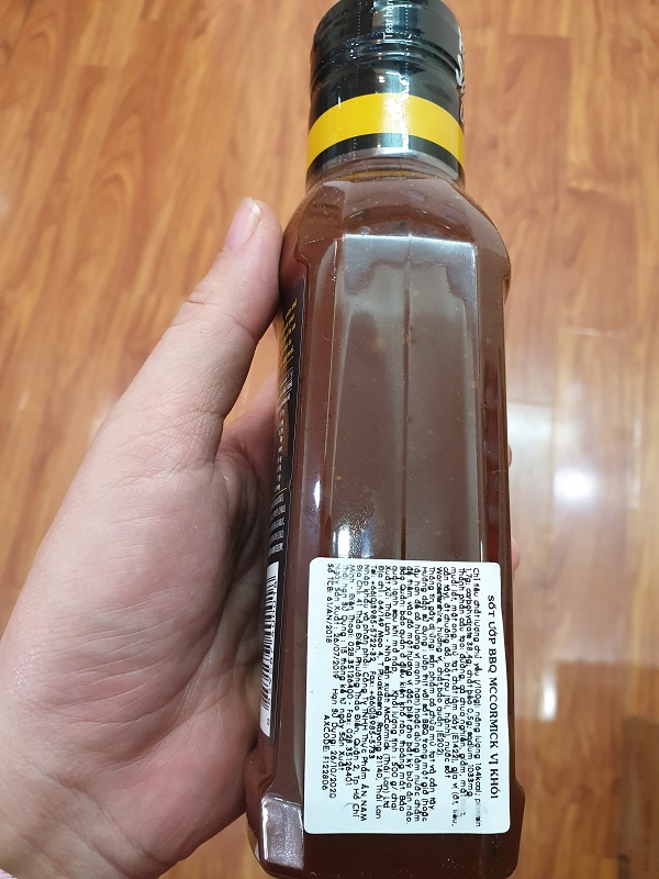 Sốt ướp BBQ McCormick vị khói 500g nhập khẩu Thái Lan