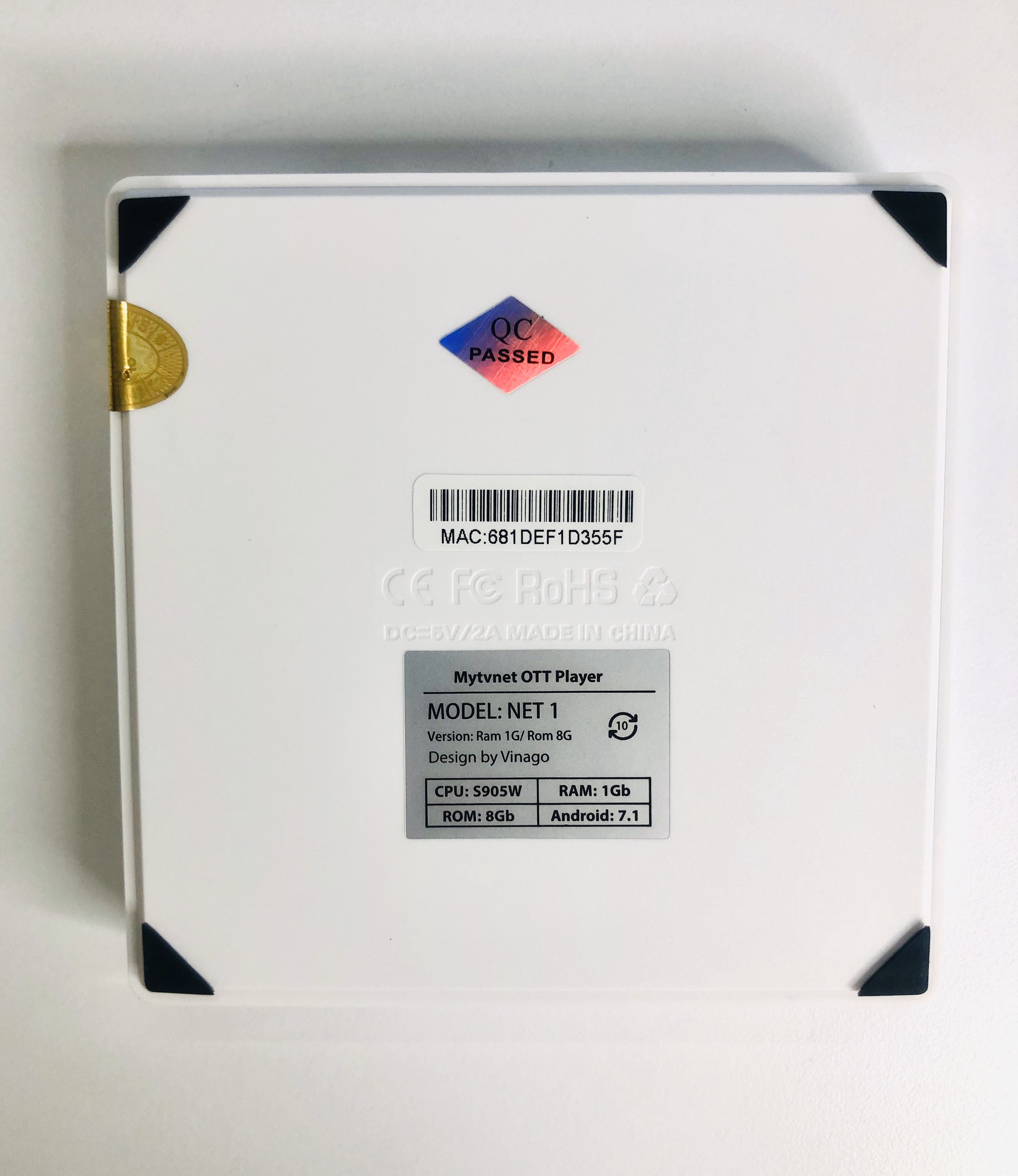 Android TV Box MyTV Net1 - RAM 1GB, ROM 8GB - Android Box 1GB - SP000922