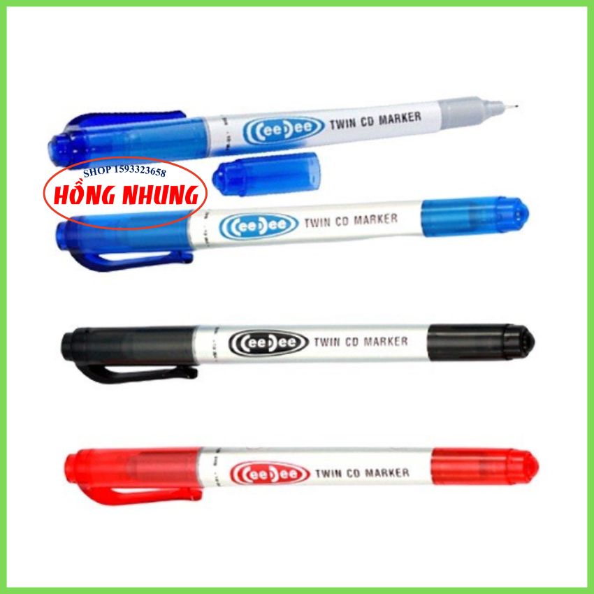 01 Bút Lông Dầu Thiên Long PM-04 Màu Đỏ