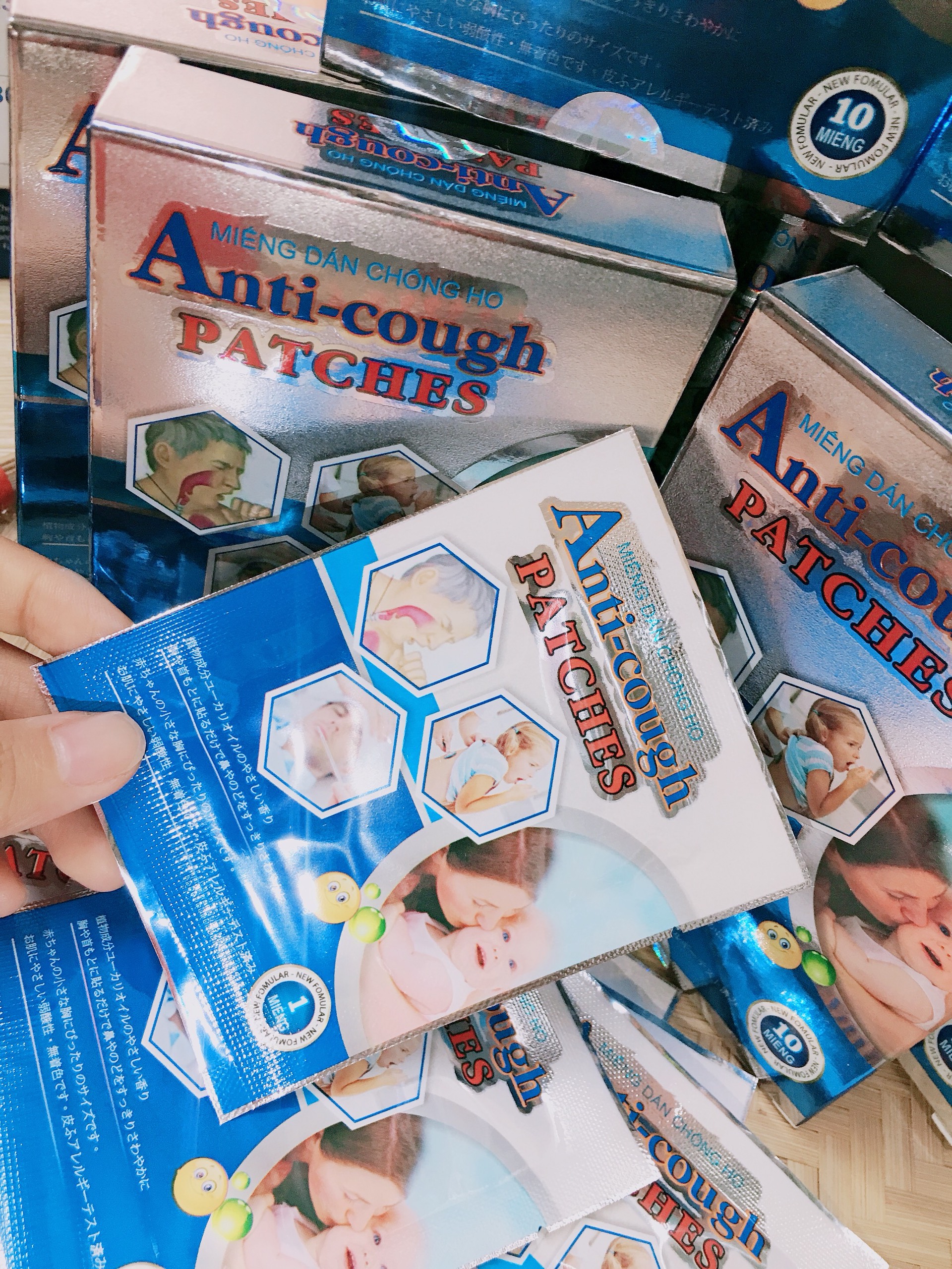 Miếng dán chống ho - ANTI COUGH - 2 miếng