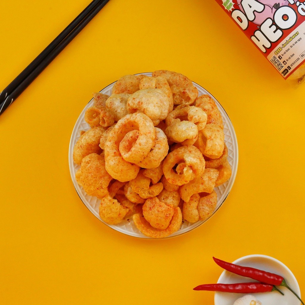 Da heo tỏi ớt hộp 160g