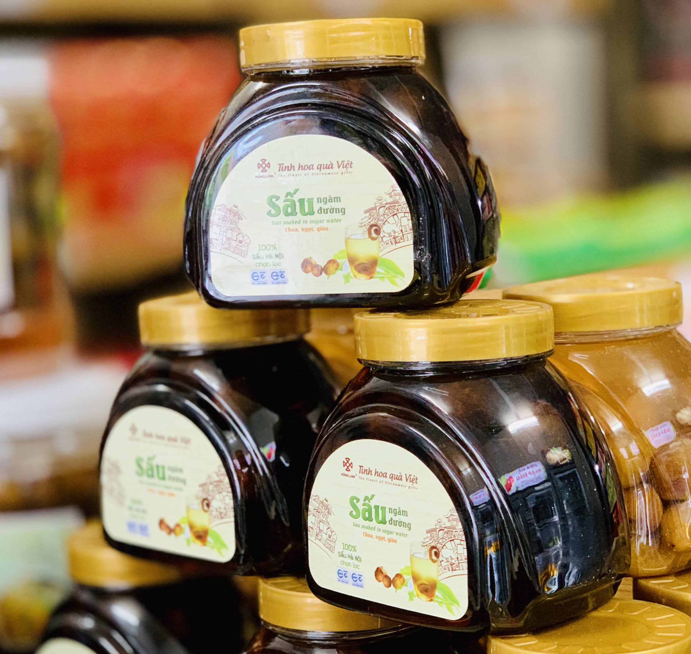 Sấu Ngâm Đường Hồng Lam - 1kg