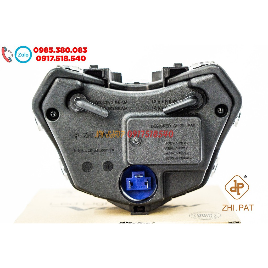 🏆 CHÓA LED 2 TẦNG ZHIPAT GẮN VISION 2014 - 2019 (CHÍNH HÃNG FULL BOX) 🏆