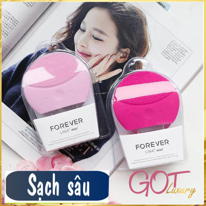 Máy rửa mặt Forever LINA mini - Máy massage rửa mặt làm sạch lỗ trân lông hiểu quả