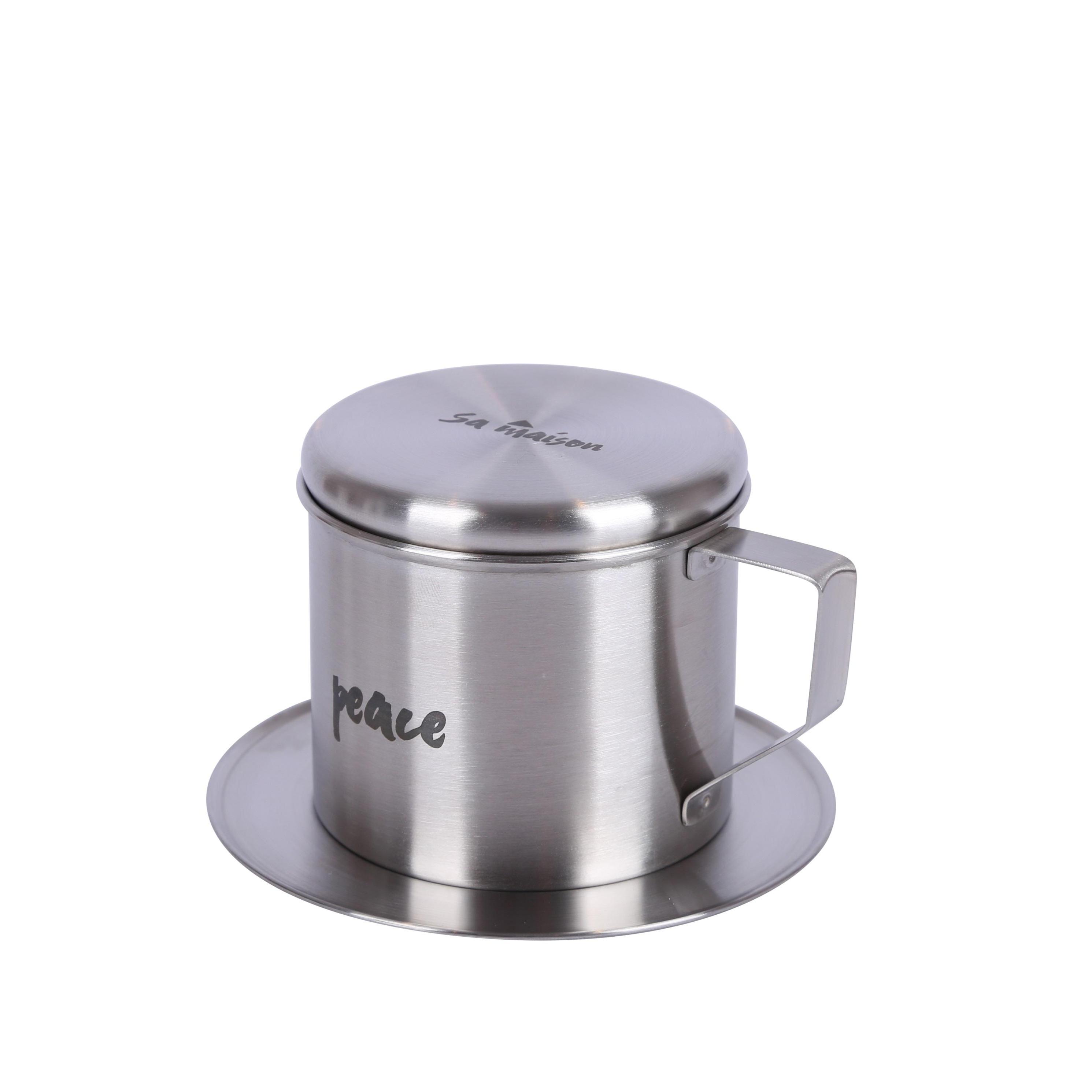 Phin café Sa Maison Peace, chất liệu inox không gỉ