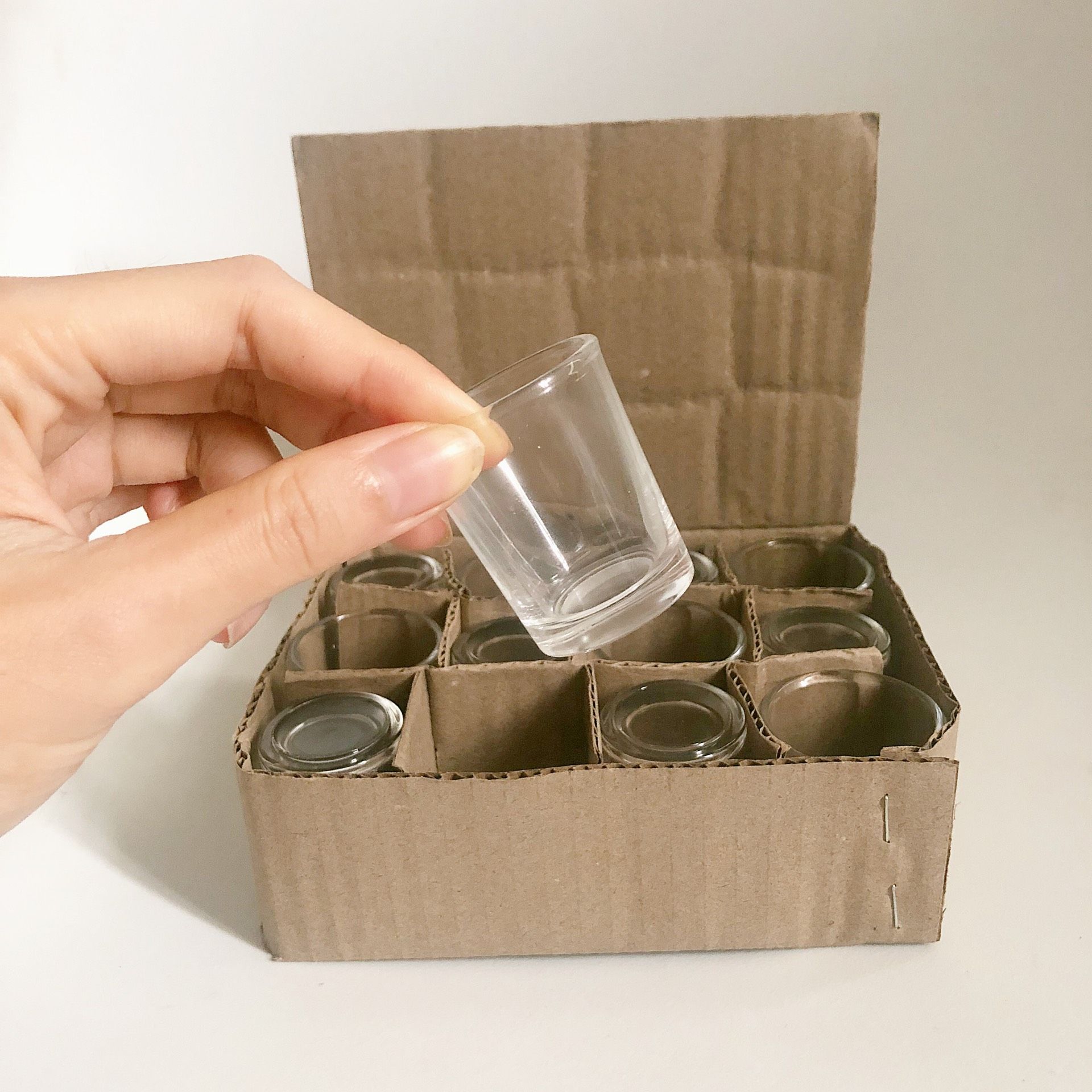 Set 12 ly uống rượu, uống trà bằng thủy tinh 25ml, 30ml, 70ml