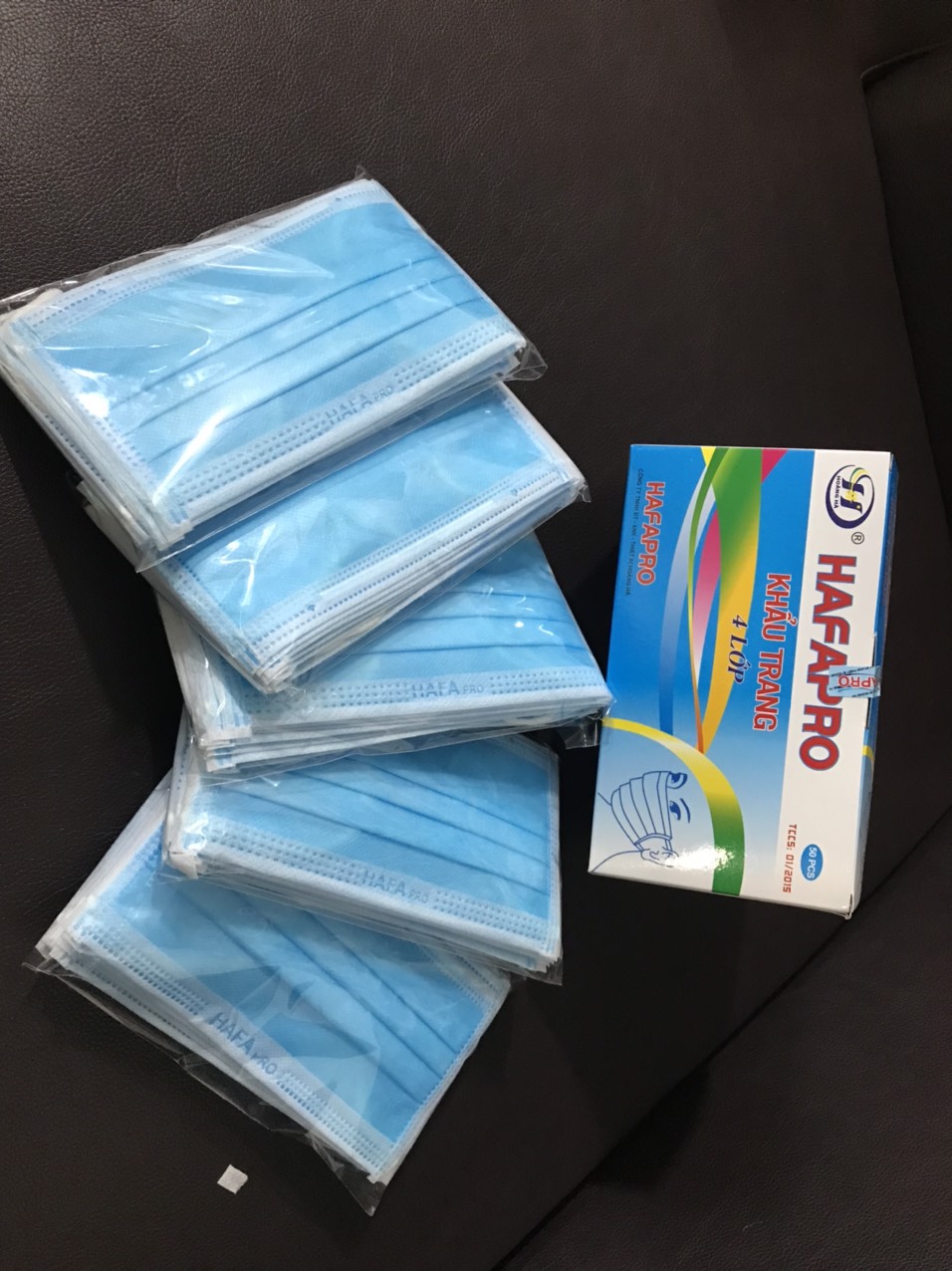 [Hàng kiểm định] - Khẩu trang 4 lớp HafaPro (50 cái/hộp)