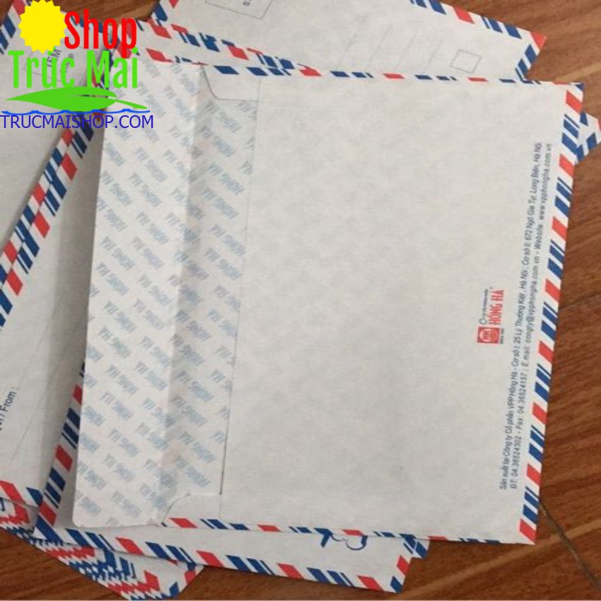 25 chiếc phong bì ,bì thư Hồng hà
