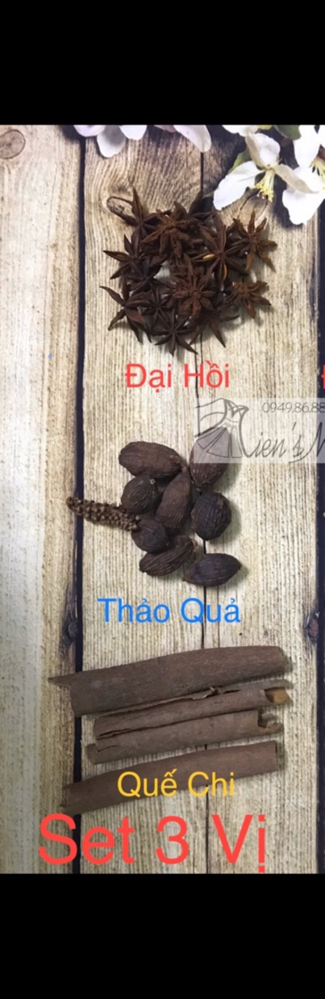 Hot sales cheap Set 3-6 vị nước Phở, Lẩu (gồm Quế, Đại hồi, thảo quả, đinh hương, hạt mùi, tiểu hồi)