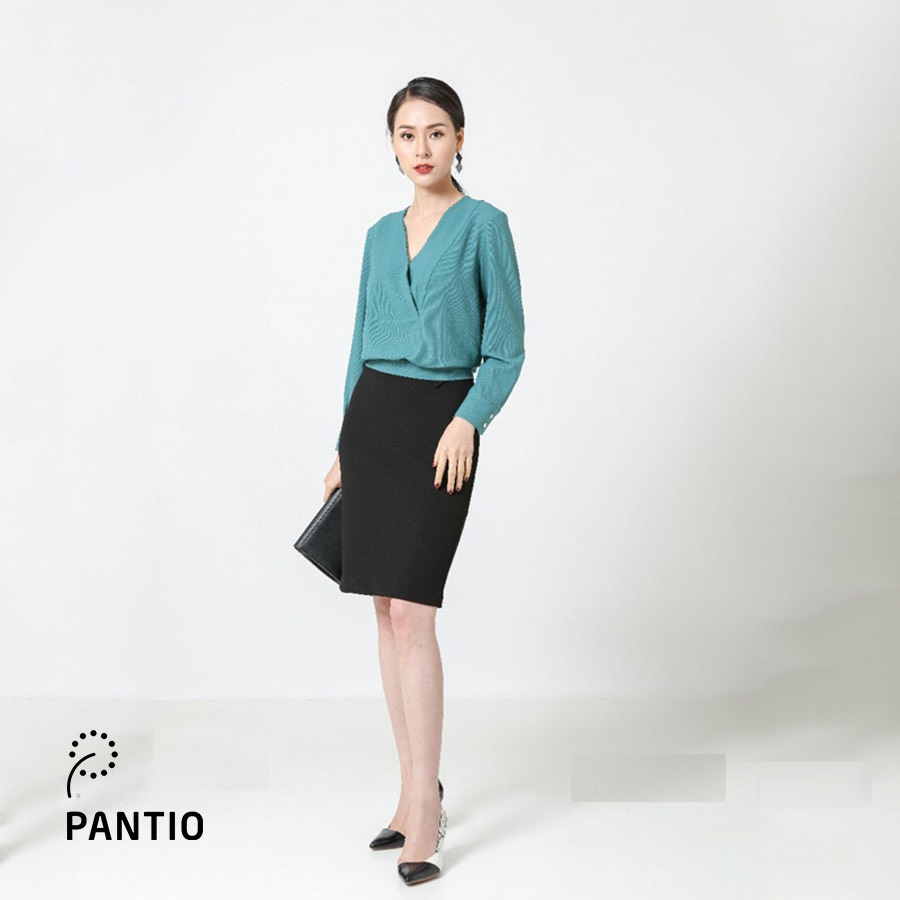 Áo sơ mi cổ tim cách điệu FAS31452 - PANTIO