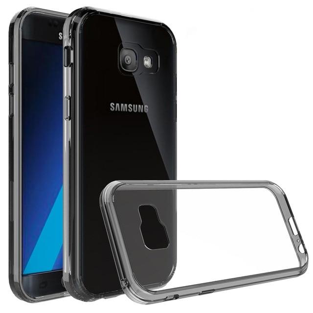 Ốp dẻo trong cho Samsung A5 2017 Vàng(loại A+ chống ố vàng)