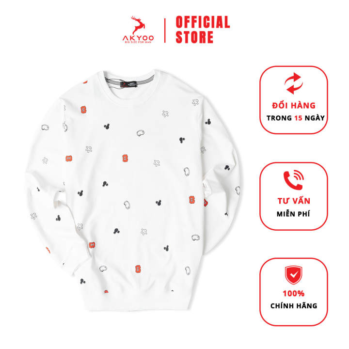 Áo Nỉ Dài Tay Big Size Cho Nam&hellip;