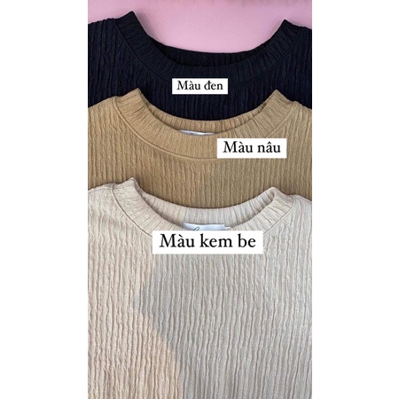 Bubble Baby Tee - Áo thun baby tee vải xốp form basic Remmus cho nữ