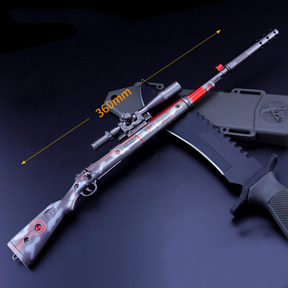 Mô Hình Khẩu Kar98 Skin Black Trong PUBG