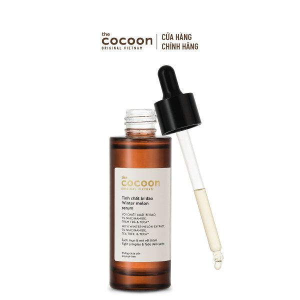 Tinh chất bí đao (serum) Cocoon sạch mụn chuyên sâu & mờ vết thâm 70ml nhập khẩu