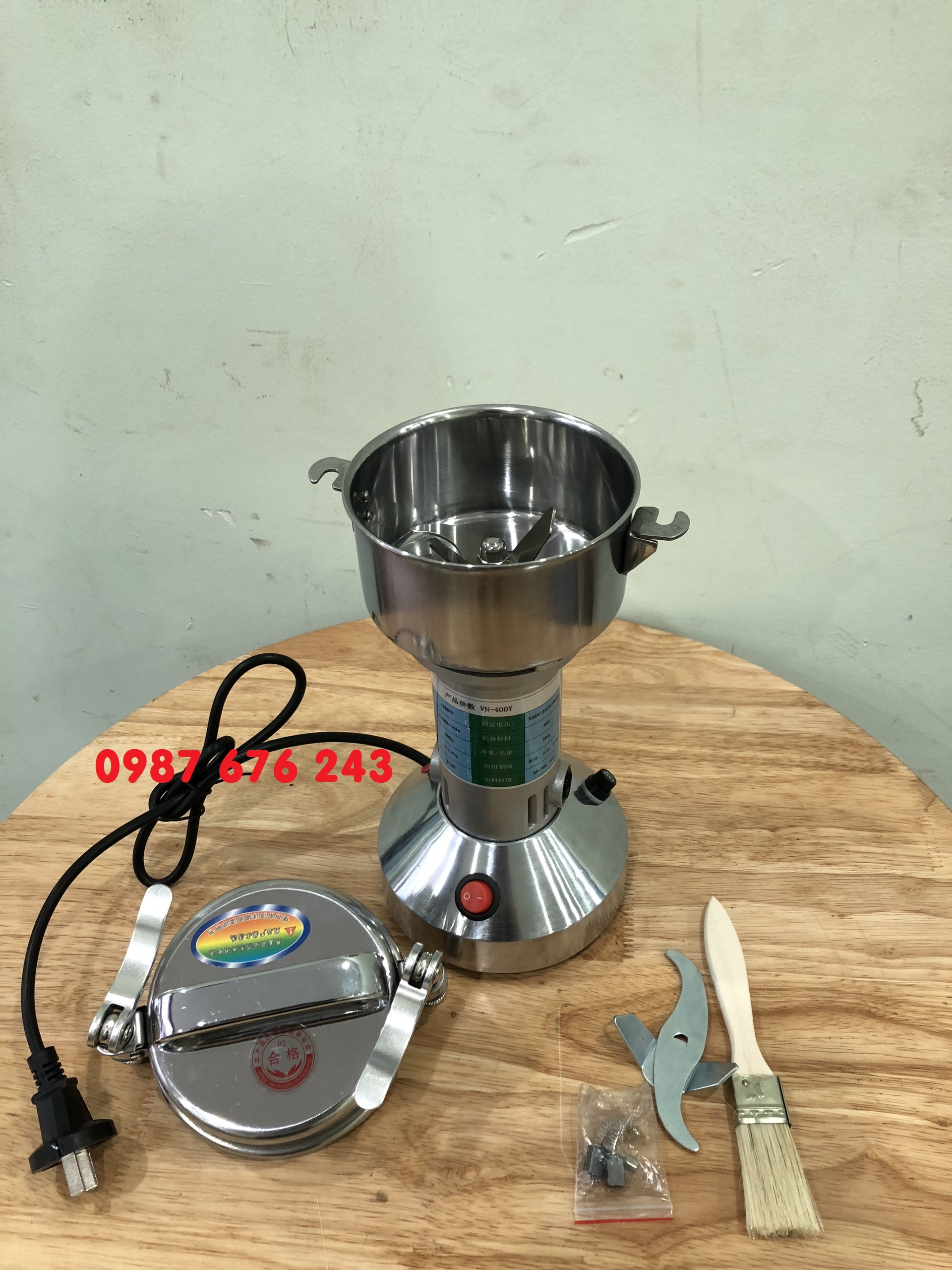 Máy xay bột khô, đồ khô như quế, hồi, 150g