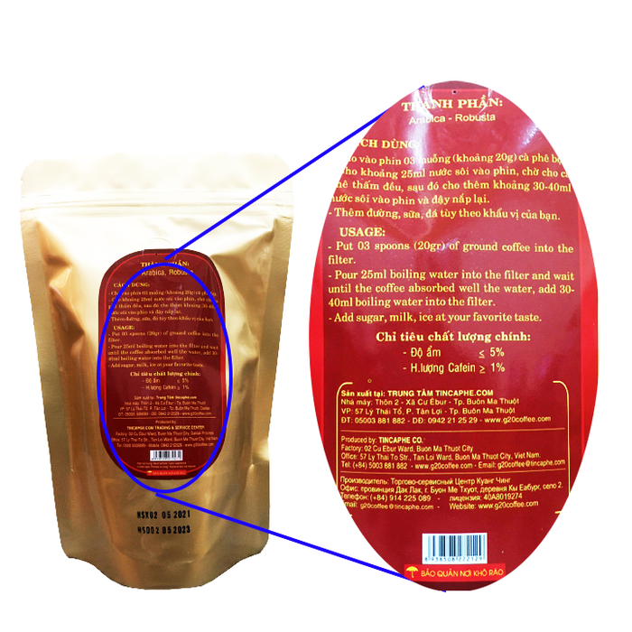 Cà phê sạch đặc biệt - 500g