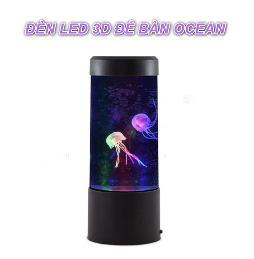Euro Quality ĐÈN LED 3D ĐỂ BÀN OCEAN