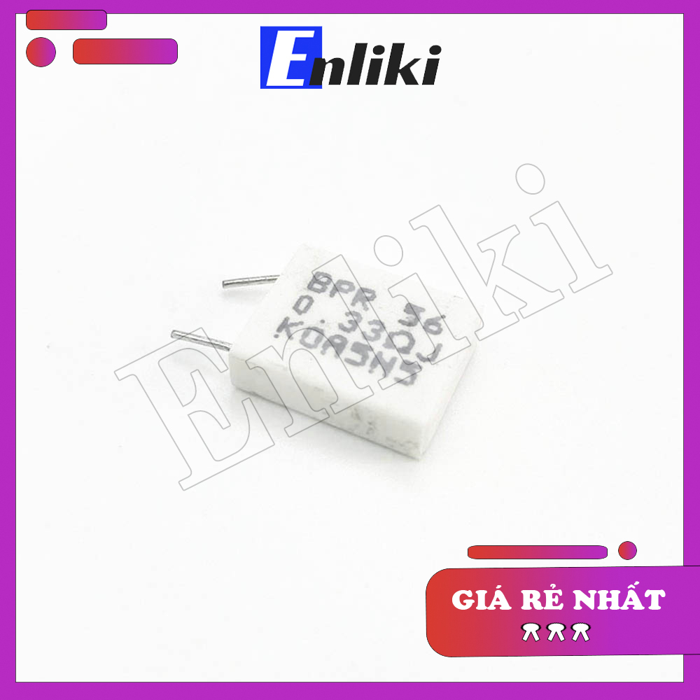 Điện Trở Sứ 5W 0.33R Loại Đứng