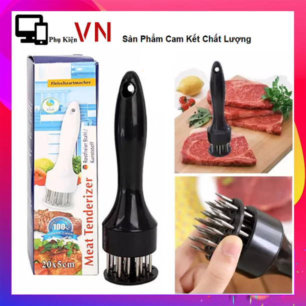 [HCM]⚡  Dụng Cụ Làm Mềm Thịt Meat Tenderizer Đa Năng - Dụng Cụ Chăm Thịt Bò Tiện Dụng ⚡