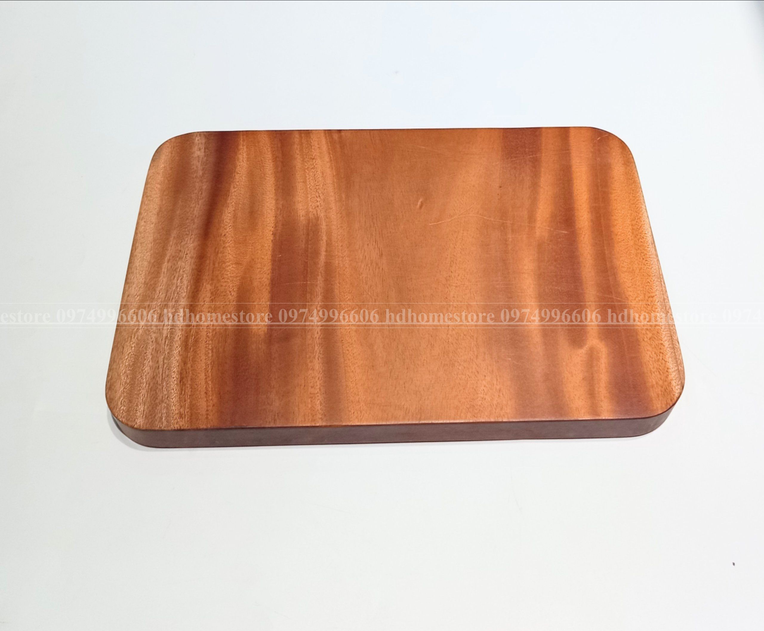 Thớt Decor chữ nhật gỗ xà cừ 20x30cm