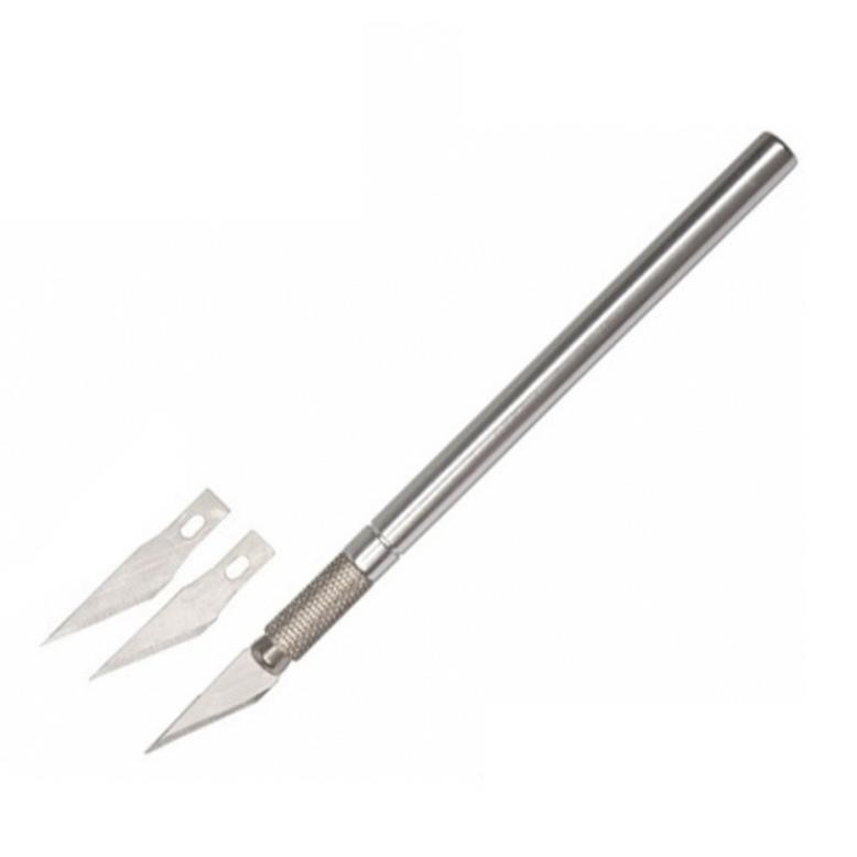 Dao mổ cán tròn ( tặng 5 lưỡi dao) - Chuyên dùng y tế, dọc giấy, sửa linh kiện điện thoại, ghép cây, cắt decal, căt thiệp