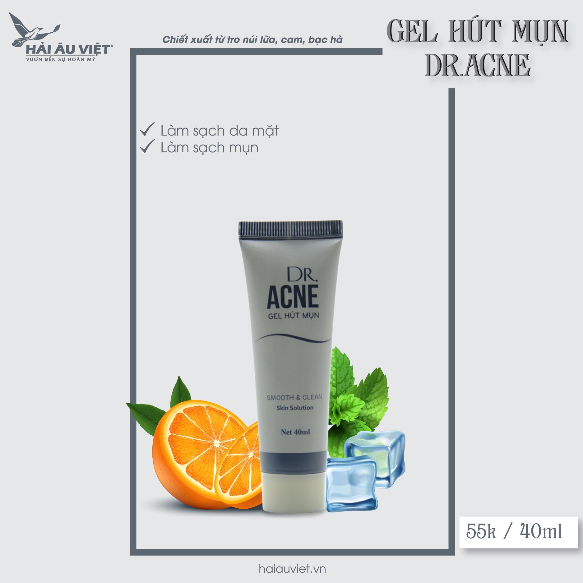 Gel lột mụn đầu đen dr acne