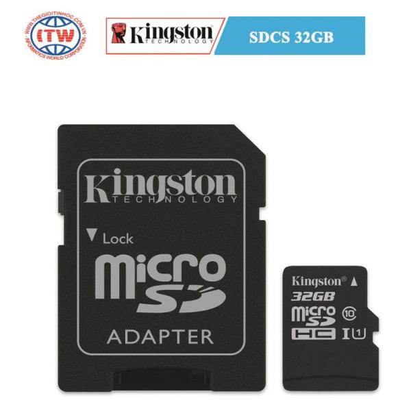 Thẻ nhớ Kingston SDCS 32GB - Hãng Phân Phối Chính Thức