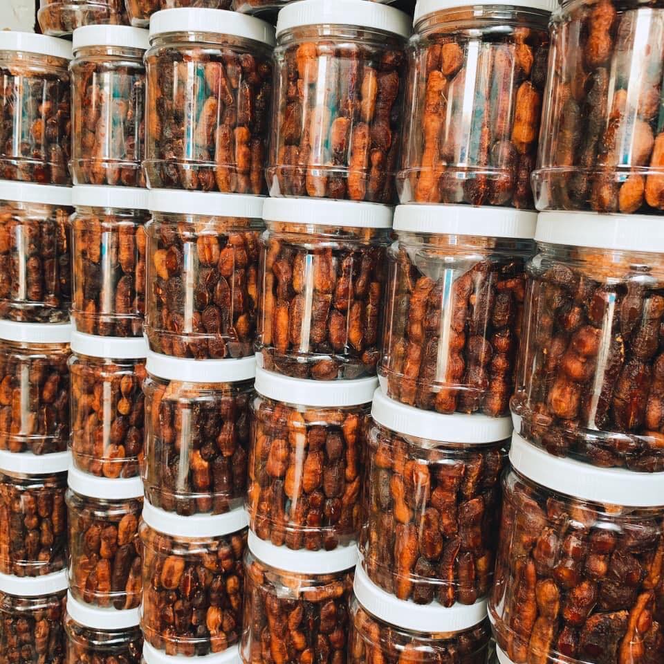 Me lào muối tôm hũ 500.gram