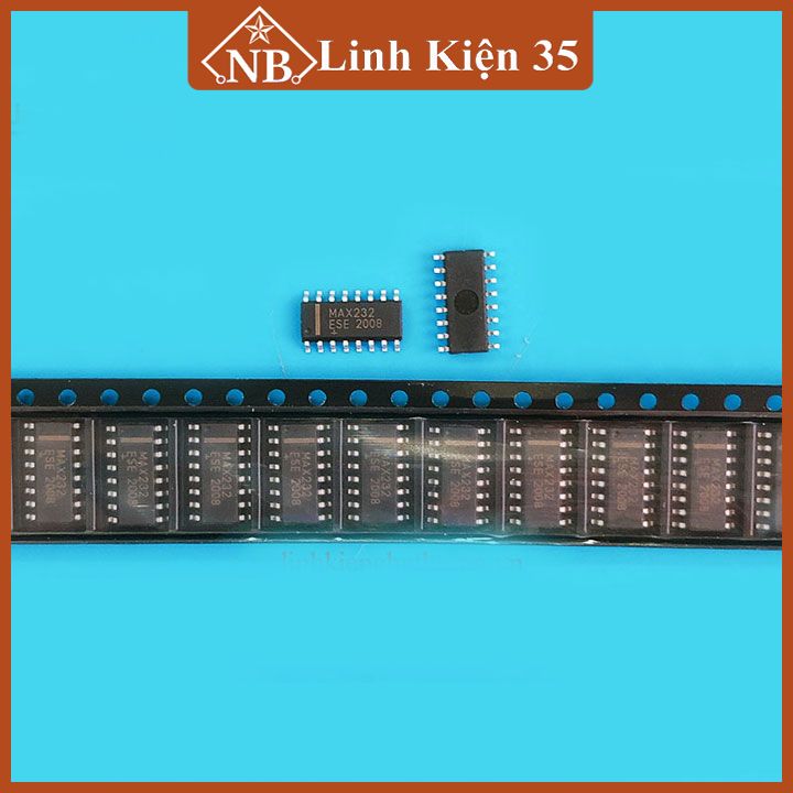 IC giao tiếp Max232 DIP16 / SOP16 chống nhiễu cao