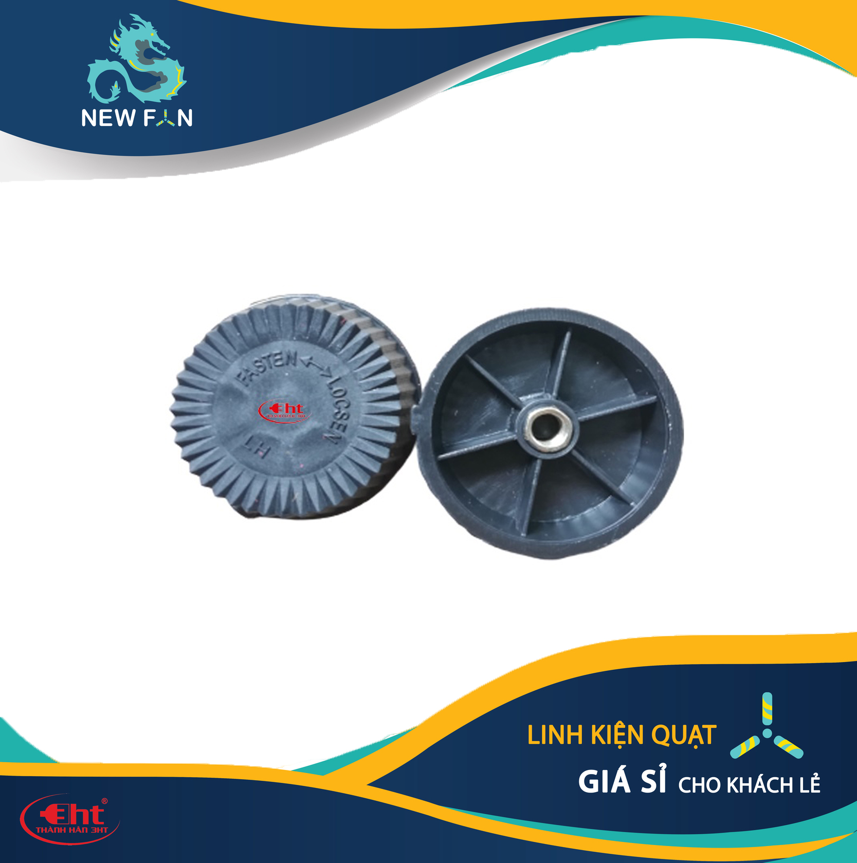 Khóa cánh quạt có đồng thau - 3HT