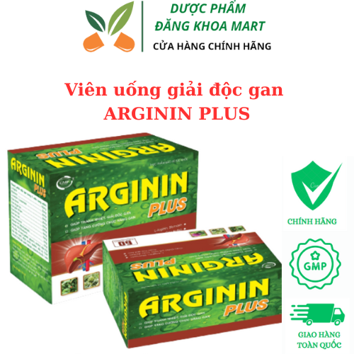 Viên uống bổ gan Arginin Plus giúp thanh nhiệt, giải độc gan