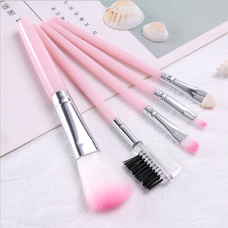 Set 5 cọ trang điểm tán phấn đa năng trang điểm chuyên dụng