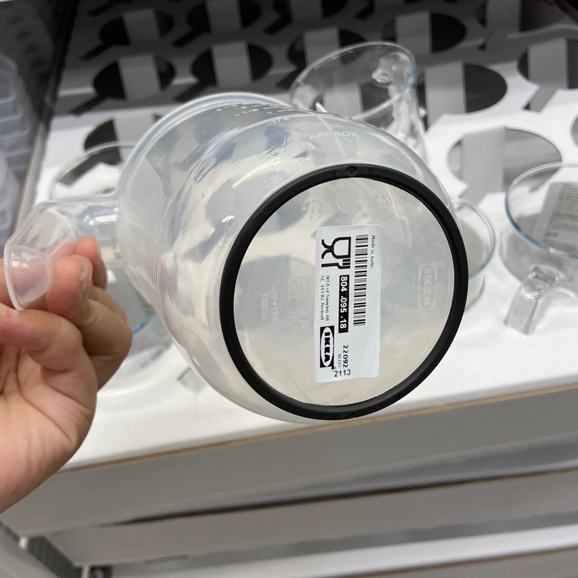 Ca đong nước có vạch chia Behova IKEA 1L