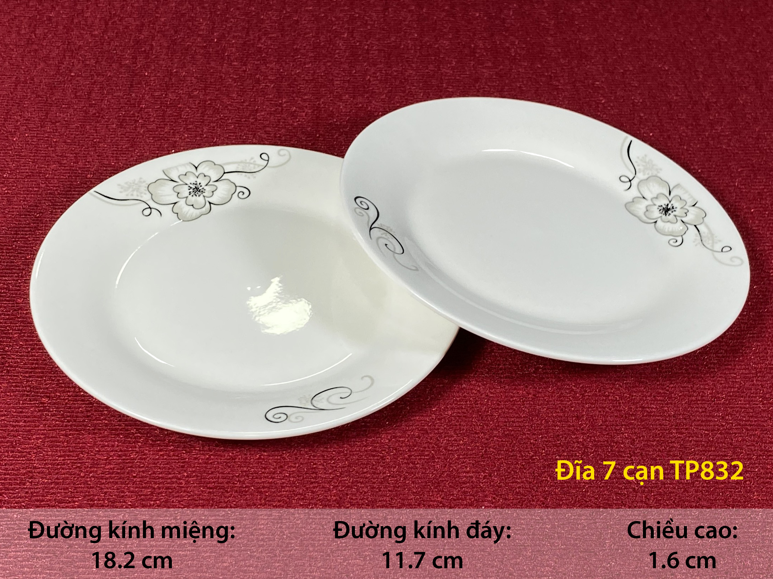 ĐĨA 7 CẠN TP 832 SỨ BÁT BẢO CAO CẤP, sINCE_1977
