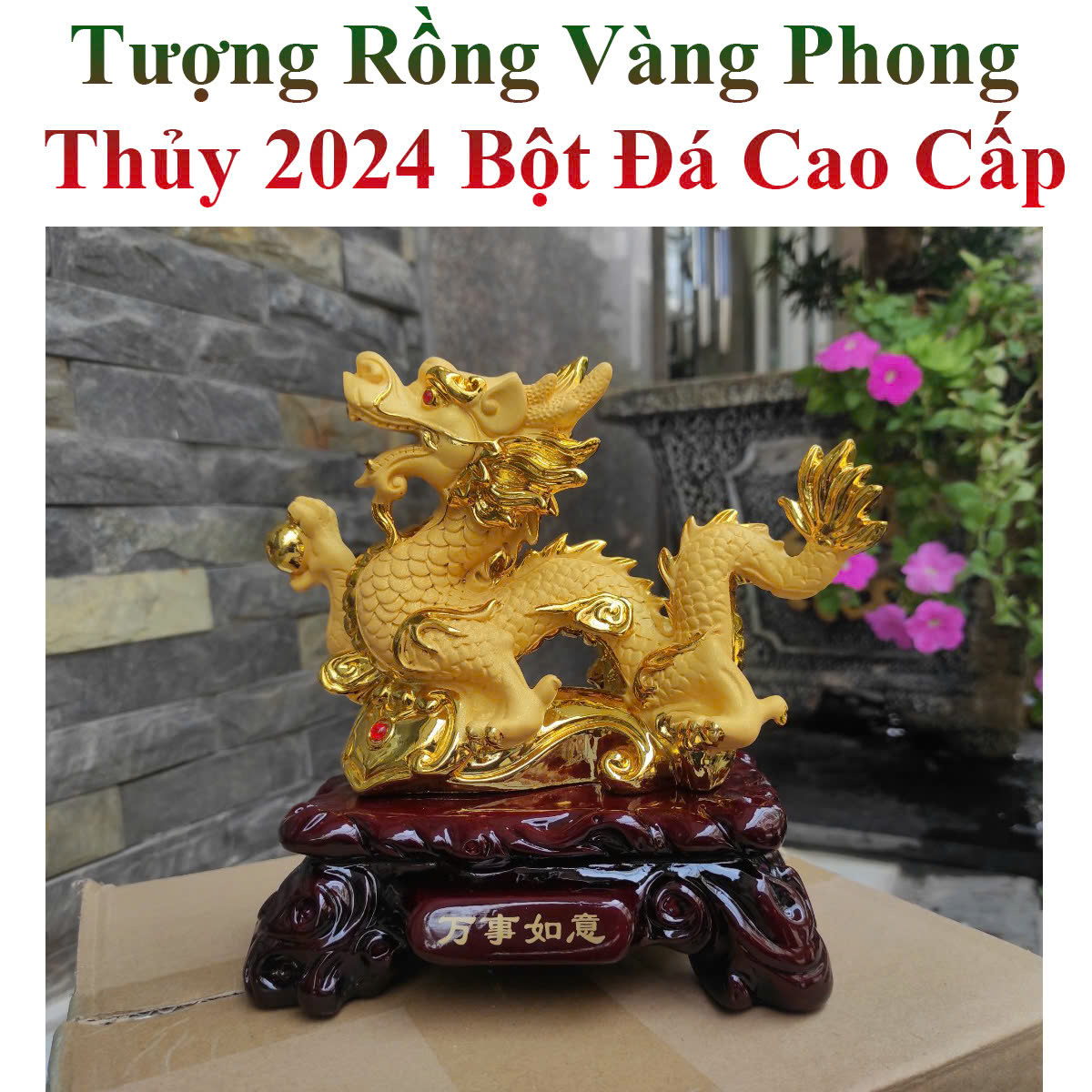 Tượng Rồng Vàng Phong Thủy