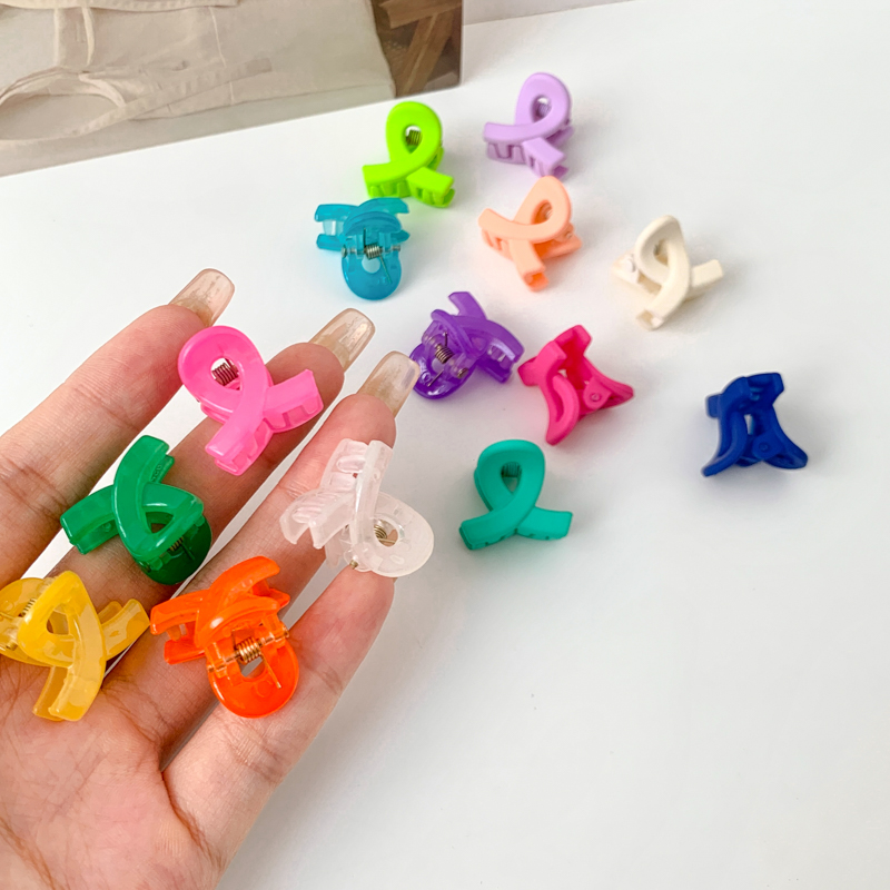 LINDREAM Kẹp tóc càng cua mini màu sắc dễ thương cho bé gái
