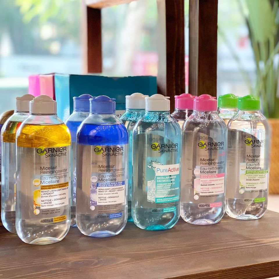 [Loại 400ml] Nước Tẩy Trang Garnier Skinactive Micellar Cleansing