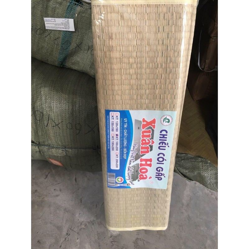 Chiếu Cói Xuân Hoà Gập Đôi 1.2M/1.4M/1.5M/1.6M/1.8M/2M(Xuất Khẩu)