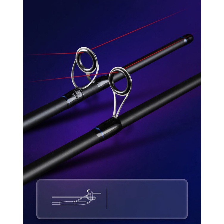Cần Câu Lure Máy Ngang Và Máy Đứng Carbon DYAWA
